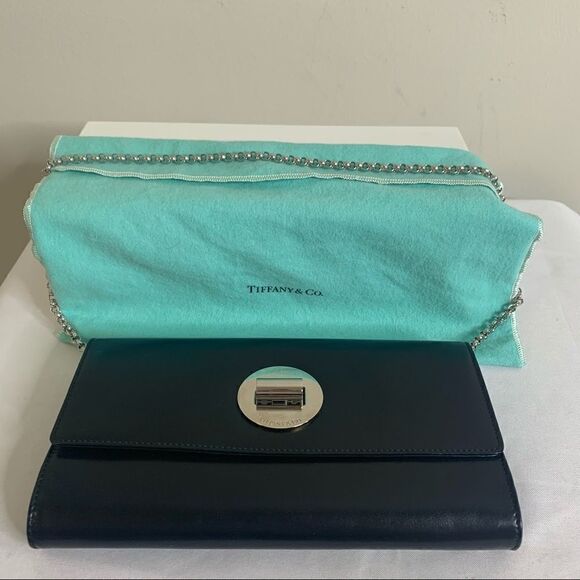 Tiffany & Co. Leather Clutch/Shoulder Bag - Picture 10 of 13